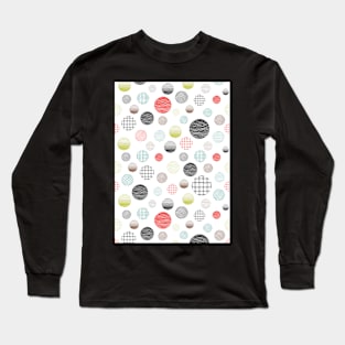 Drawn Circles Long Sleeve T-Shirt